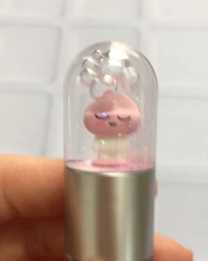 カカオフレンズ フードライアン&アピーチ ブロッサムティント/THE FACE SHOP/リップティントを使ったクチコミ(2枚目)