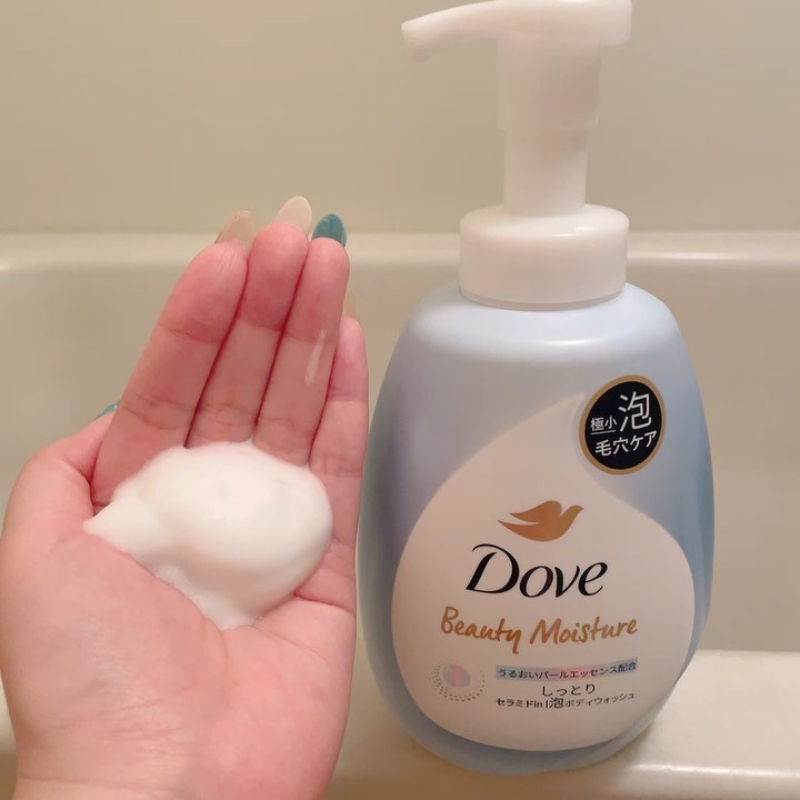 ビューティーモイスチャー 泡ボディウォッシュ しっとり/ダヴ/ボディソープを使ったクチコミ（3枚目）