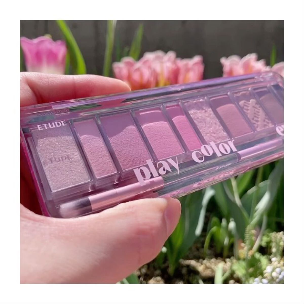 プレイカラー アイシャドウ/ETUDE/アイシャドウパレットを使ったクチコミ（3枚目）