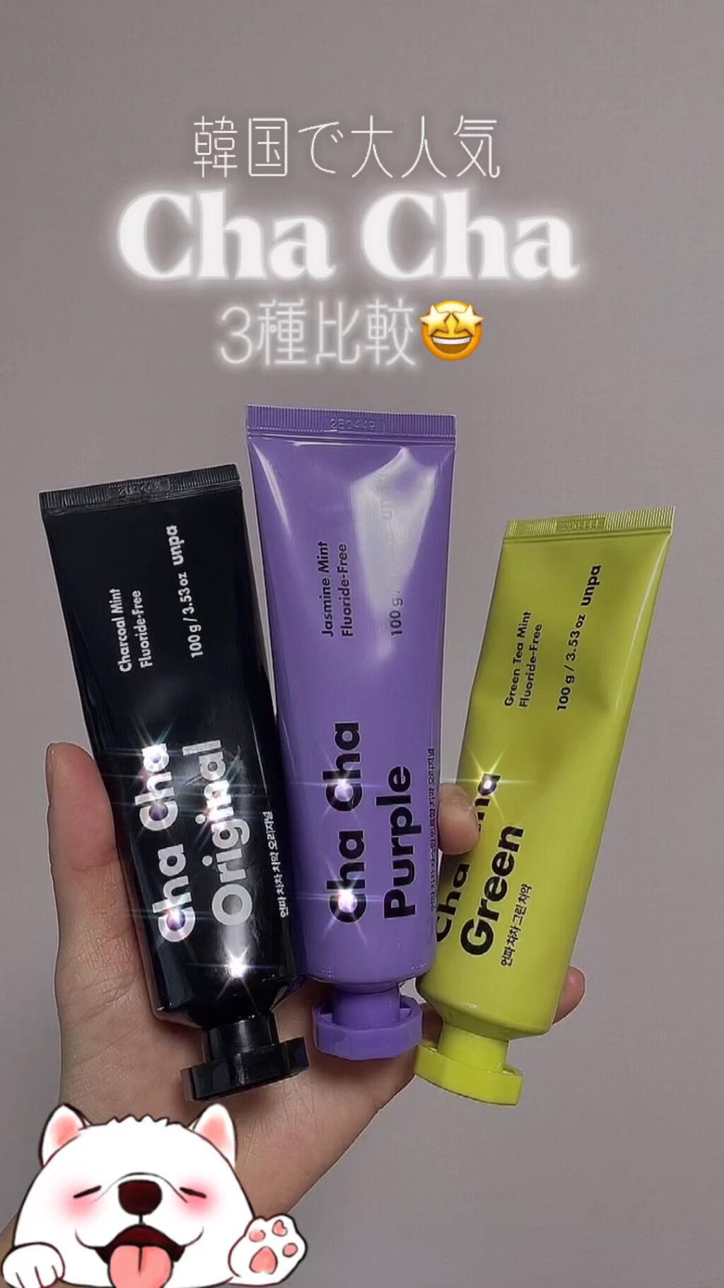 Cha Cha Charcoal Black Toothpaste/chacha/歯磨き粉を使ったクチコミ（1枚目）