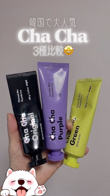 Cha Cha Charcoal Black Toothpaste/chacha/歯磨き粉を使ったクチコミ(1枚目)