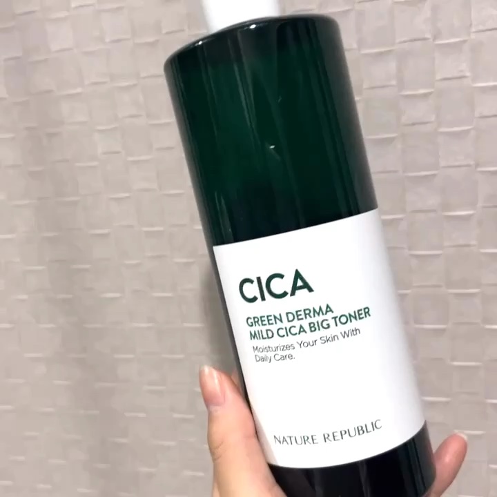 グリーン ダーマCICAビックトナー/ネイチャーリパブリック/化粧水の人気ショート動画
