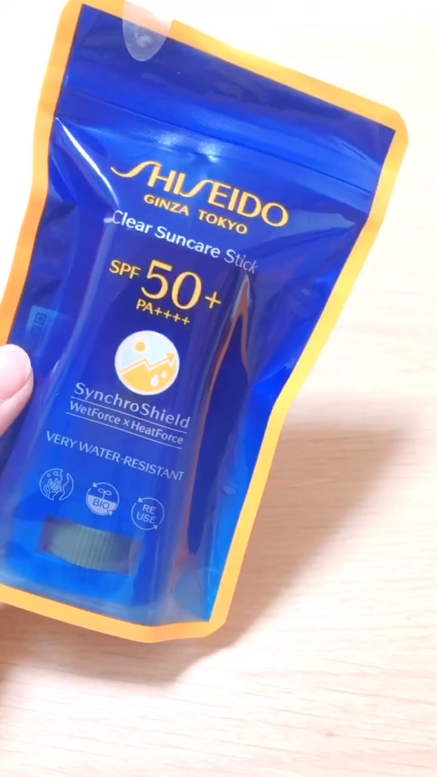 クリア サンケア スティック/SHISEIDO/日焼け止めスティックを使ったクチコミ（3枚目）
