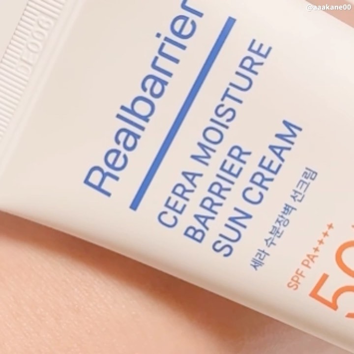 アクアスージングサンローション/Real Barrier/日焼け止めミルクの動画クチコミ5つ目