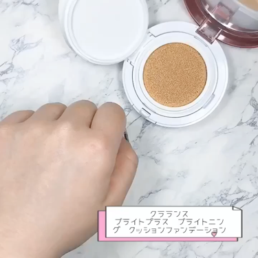 ブライトプラス ブライトニング クッションファンデーション/CLARINS/クッションファンデーションを使ったクチコミ（3枚目）