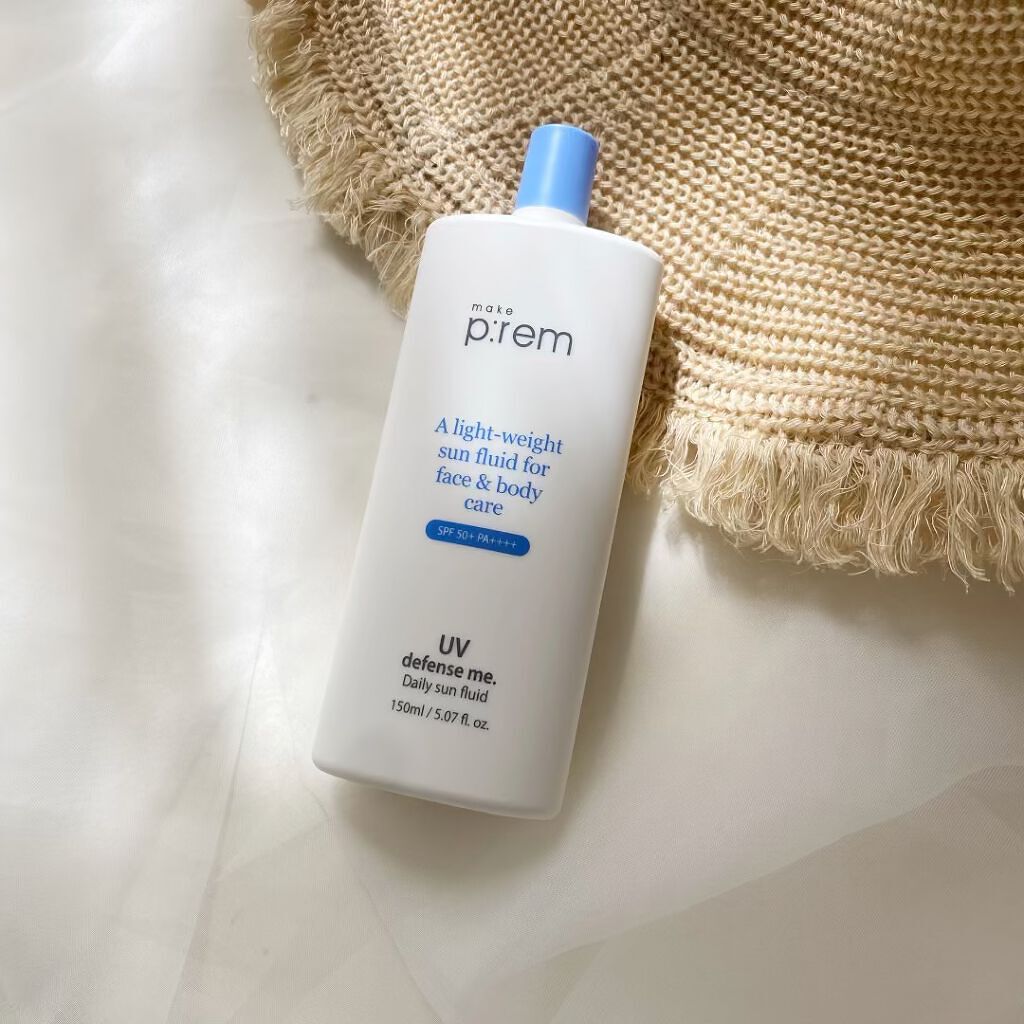 UVディフェンスミー デイリーサンフルイド/make prem/日焼け止めミルクの動画クチコミ3つ目