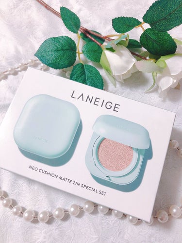 LANEIGE  特別企画セット

↓Qoo10販売(¥ 2,190)↓
・ネオクッション マット 21N
・スキンベールベース (パープル) ×2個
・マルチディープ クリーンクレンザー
・替えパフ
