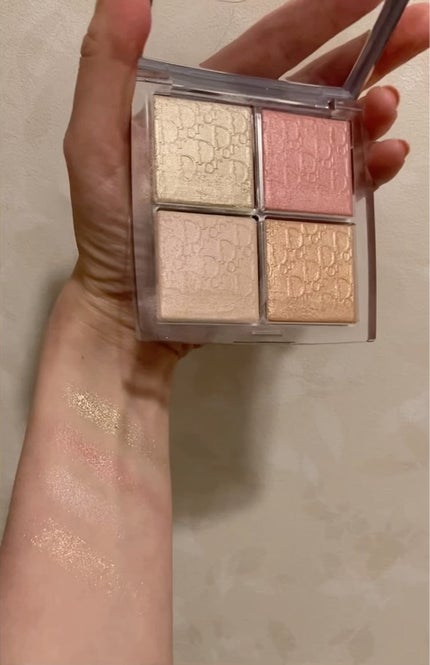 ディオール バックステージ フェイス グロウ パレット/Dior/ハイライトを使ったクチコミ(2枚目)