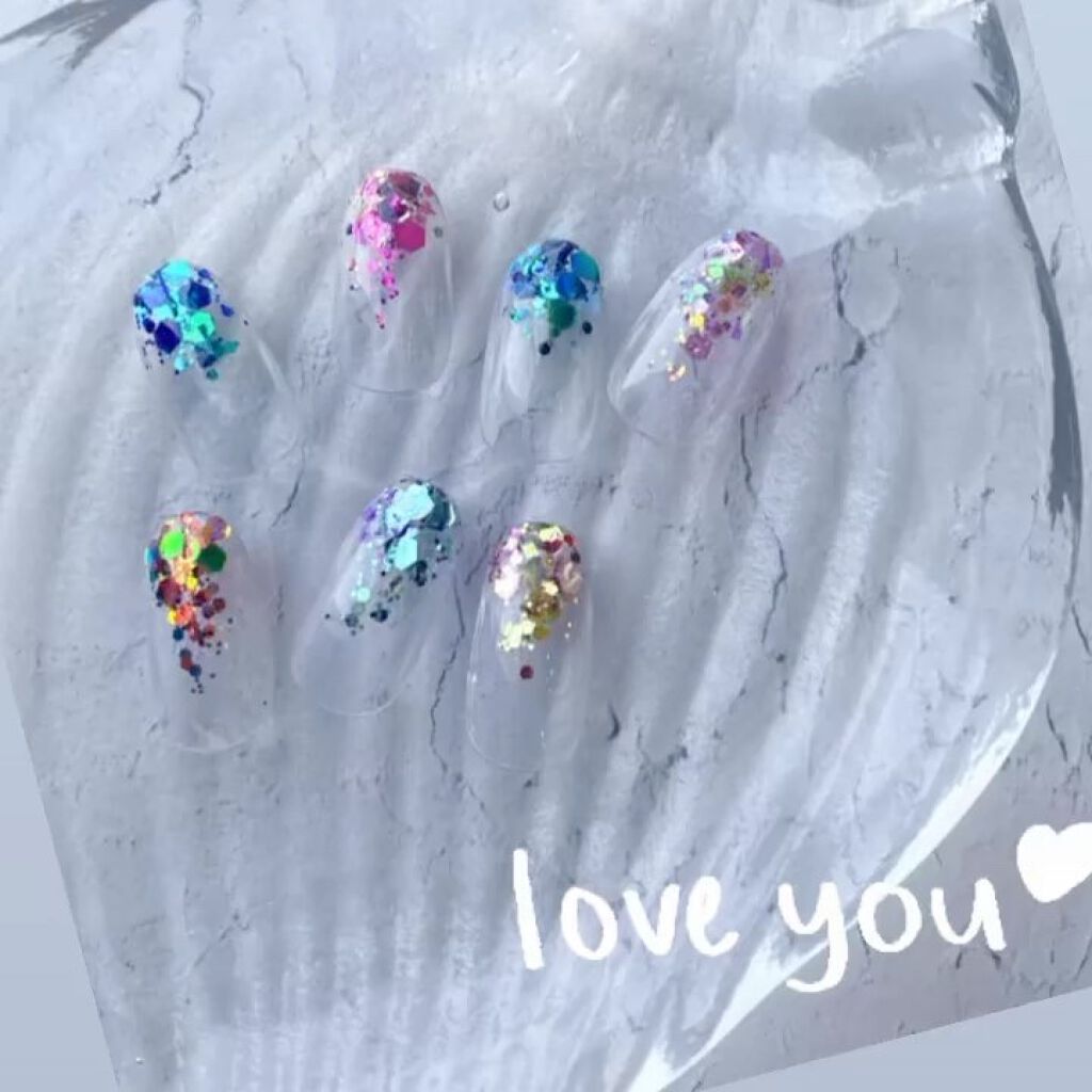 ニュアンスグリッター/MATIERE/ネイル用品を使ったクチコミ（1枚目）