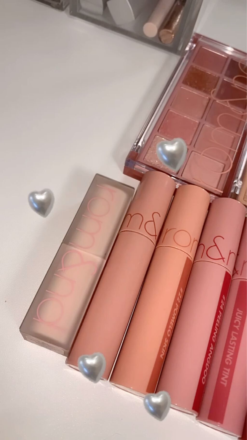 ジューシーラスティングティント/rom&nd/リップティントを使ったクチコミ（2枚目）