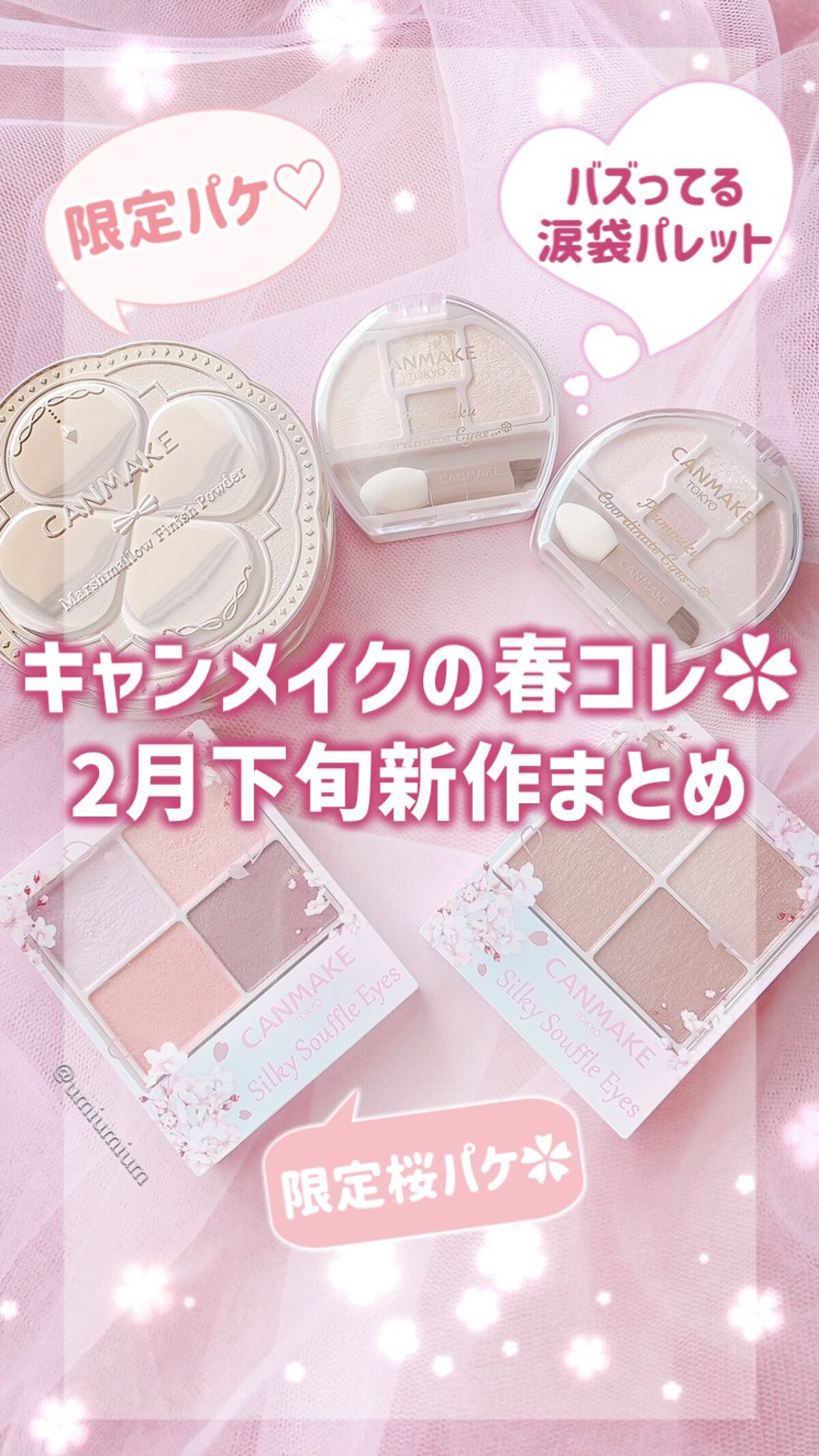 シルキースフレアイズ/キャンメイク/アイシャドウパレットを使ったクチコミ（1枚目）