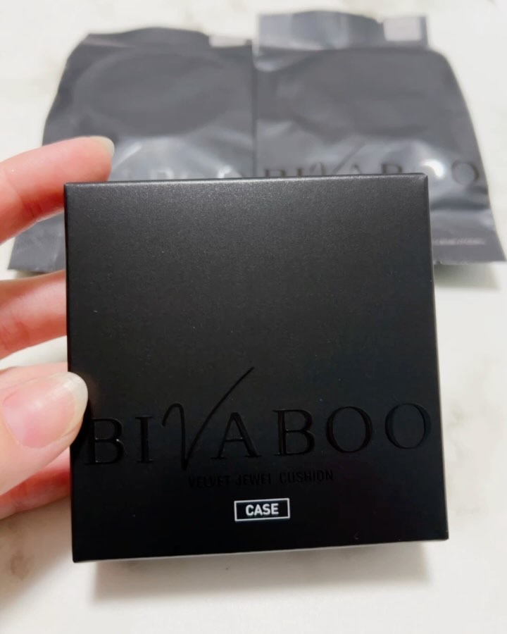 ベルベットジュエルクッション/BIVABOO/クッションファンデーションを使ったクチコミ（2枚目）