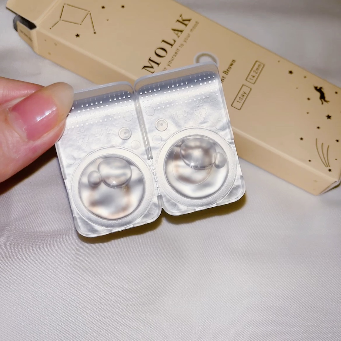 FRUTTIE 1day/メニコン/ワンデー（１DAY）カラコンを使ったクチコミ（2枚目）