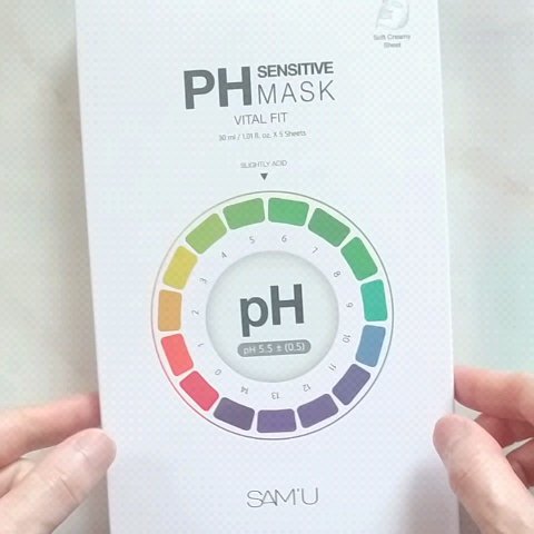 PHセンシティブマスク バイタルフィット/SAM'U/シートマスク・パックの人気ショート動画