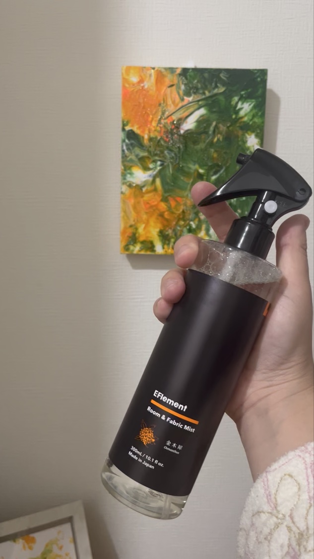 EFlement ファブリックミスト 金木犀/EFlement/ファブリックミストを使ったクチコミ（3枚目）