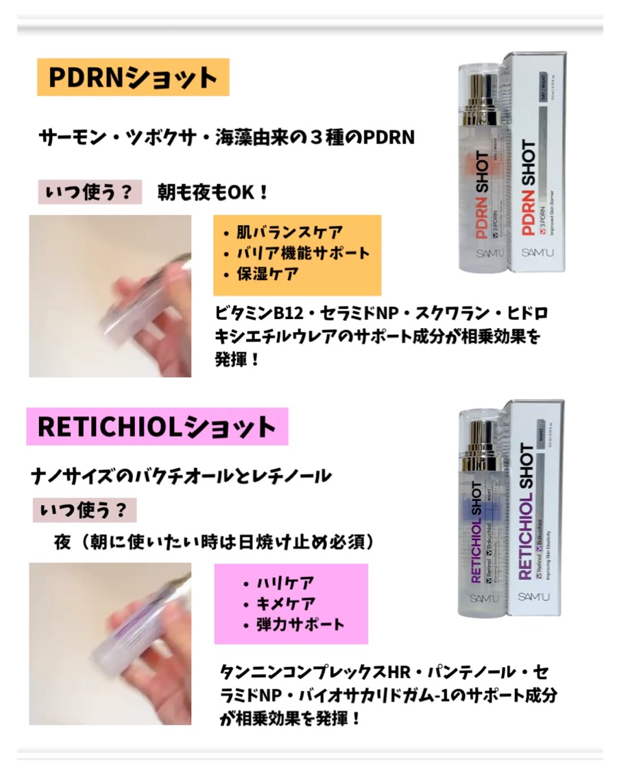 PDRN SHOT/SAM'U/美容液を使ったクチコミ（2枚目）