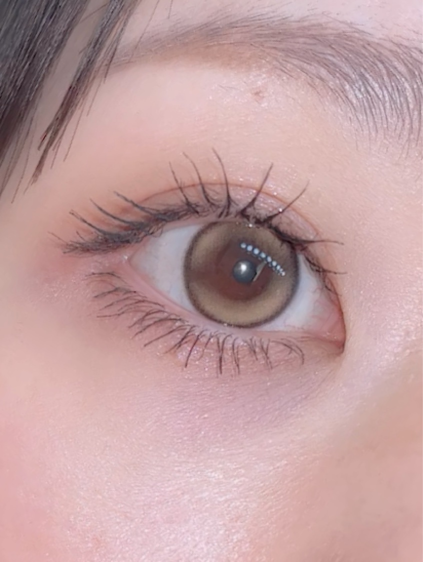 lunar/meilly/ワンデー（１DAY）カラコンを使ったクチコミ（3枚目）