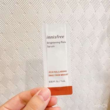 innisfree ブライトポアシナジーセラムのクチコミ「\スキンケアサンプル

innisfree　ブライトポアシナジーセラム

LANCOME　ジェ.....」（1枚目）