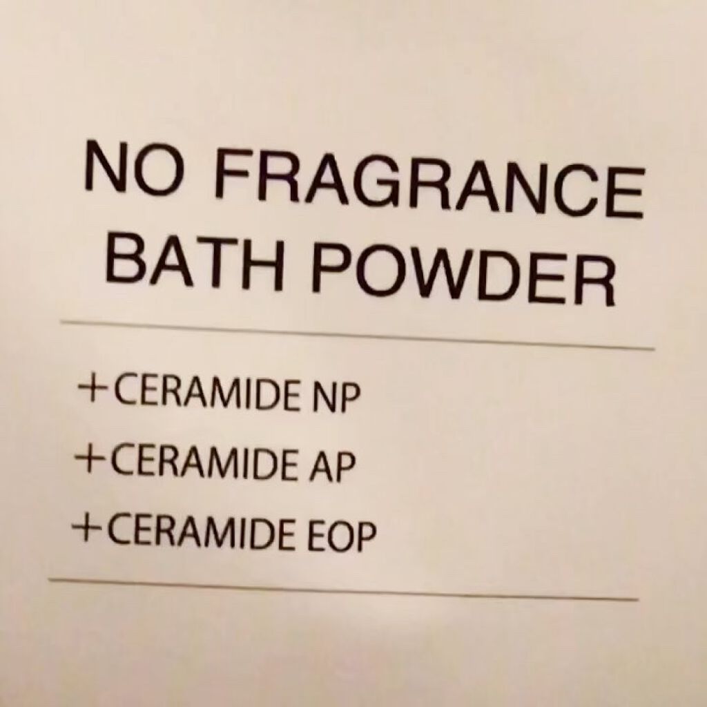 NO FRAGRANCE BATH POWDER/Spa Tokyo/入浴剤の動画クチコミ2つ目