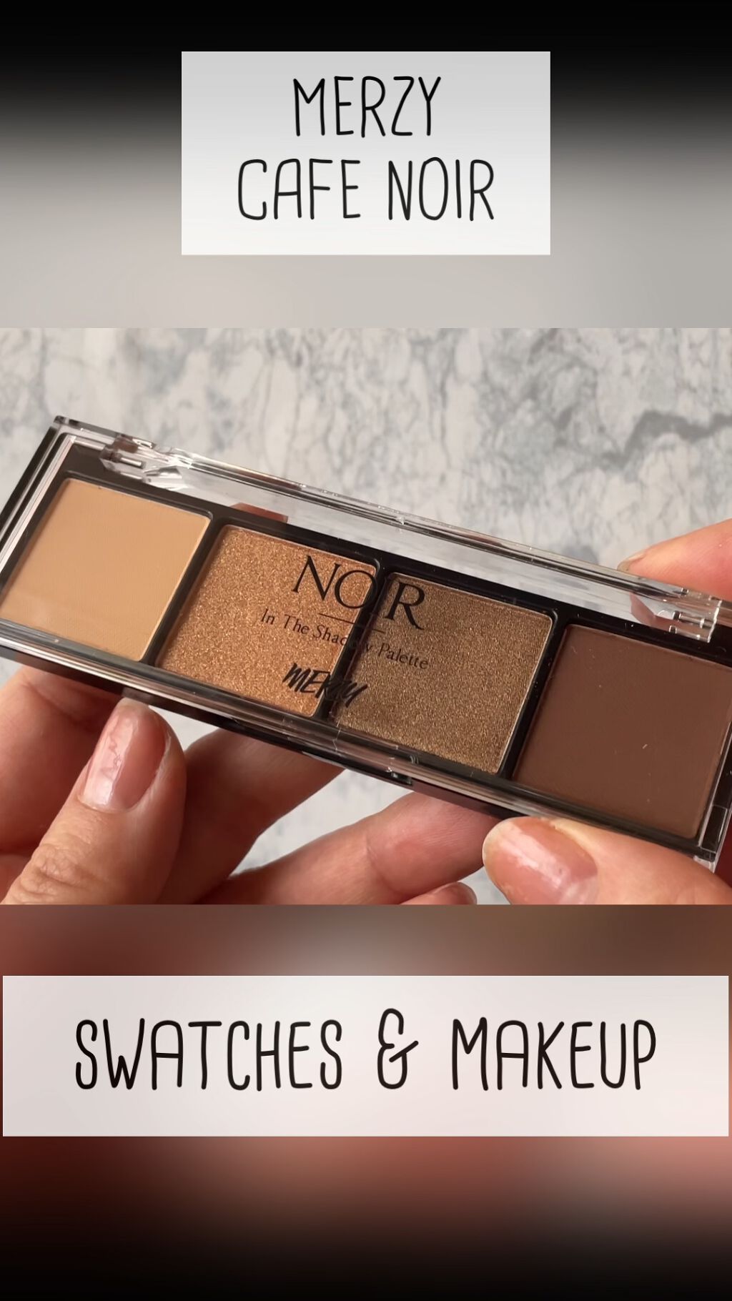 ノワール イン ザ シャドウパレット/MERZY/アイシャドウパレットを使ったクチコミ（1枚目）