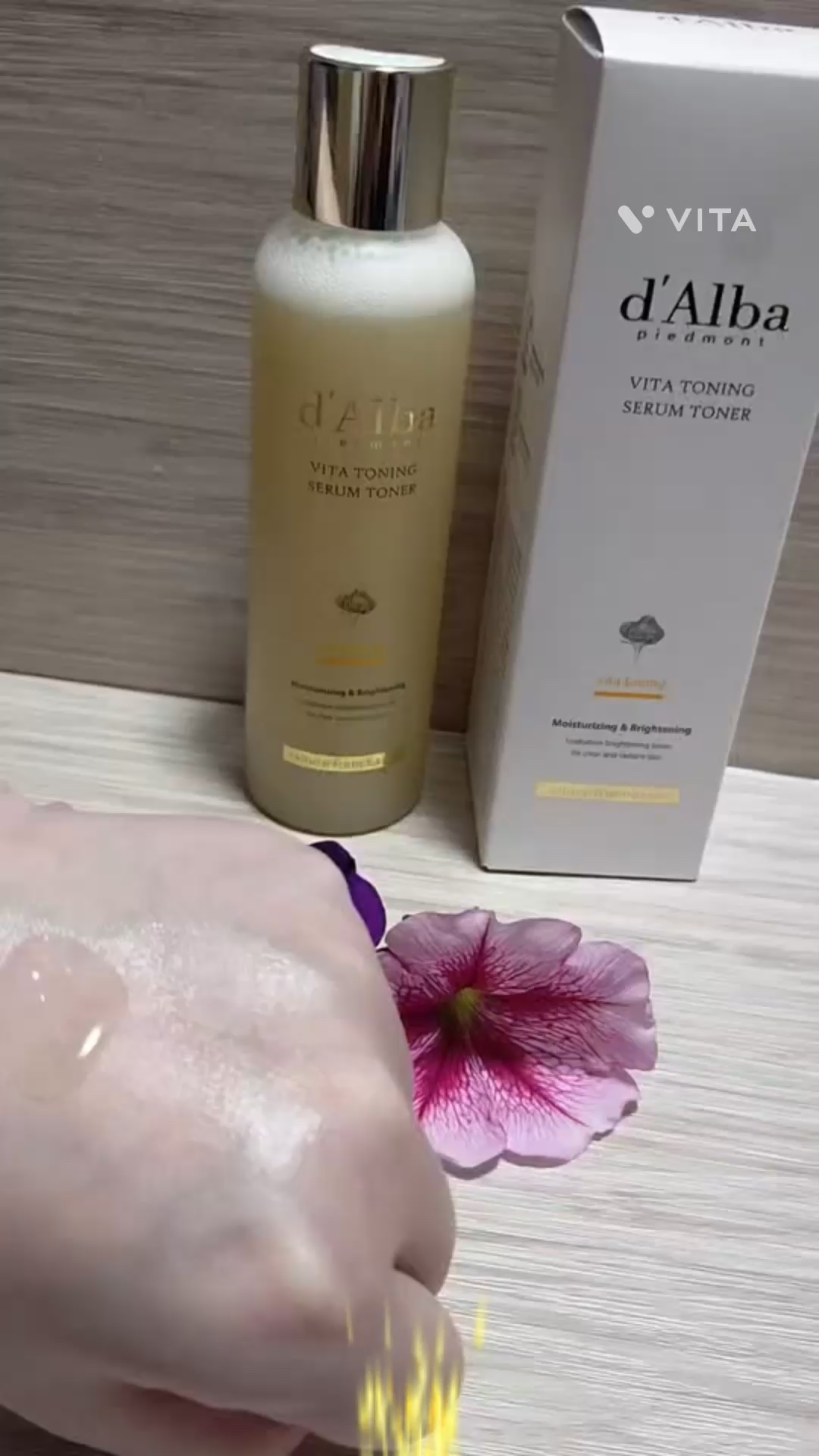 ビタトーニングセラムトナー/ダルバ/化粧水の動画クチコミ2つ目