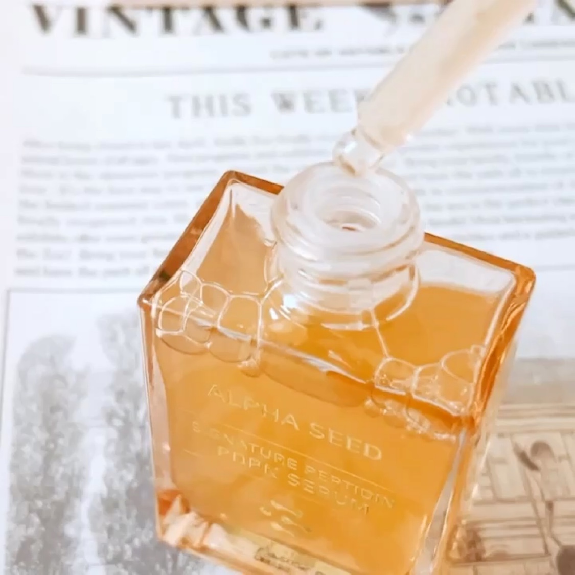 シグニチャーペプチドPDRNセラム/ALPHASEED/美容液の動画クチコミ3つ目