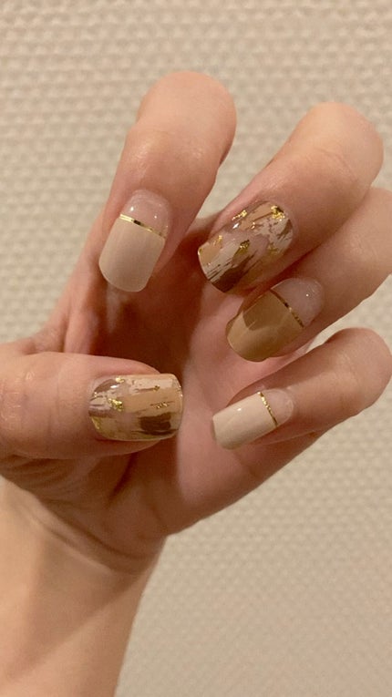 セミキュアジェルネイル(ハンド)/ohora/ネイルシールの人気ショート動画