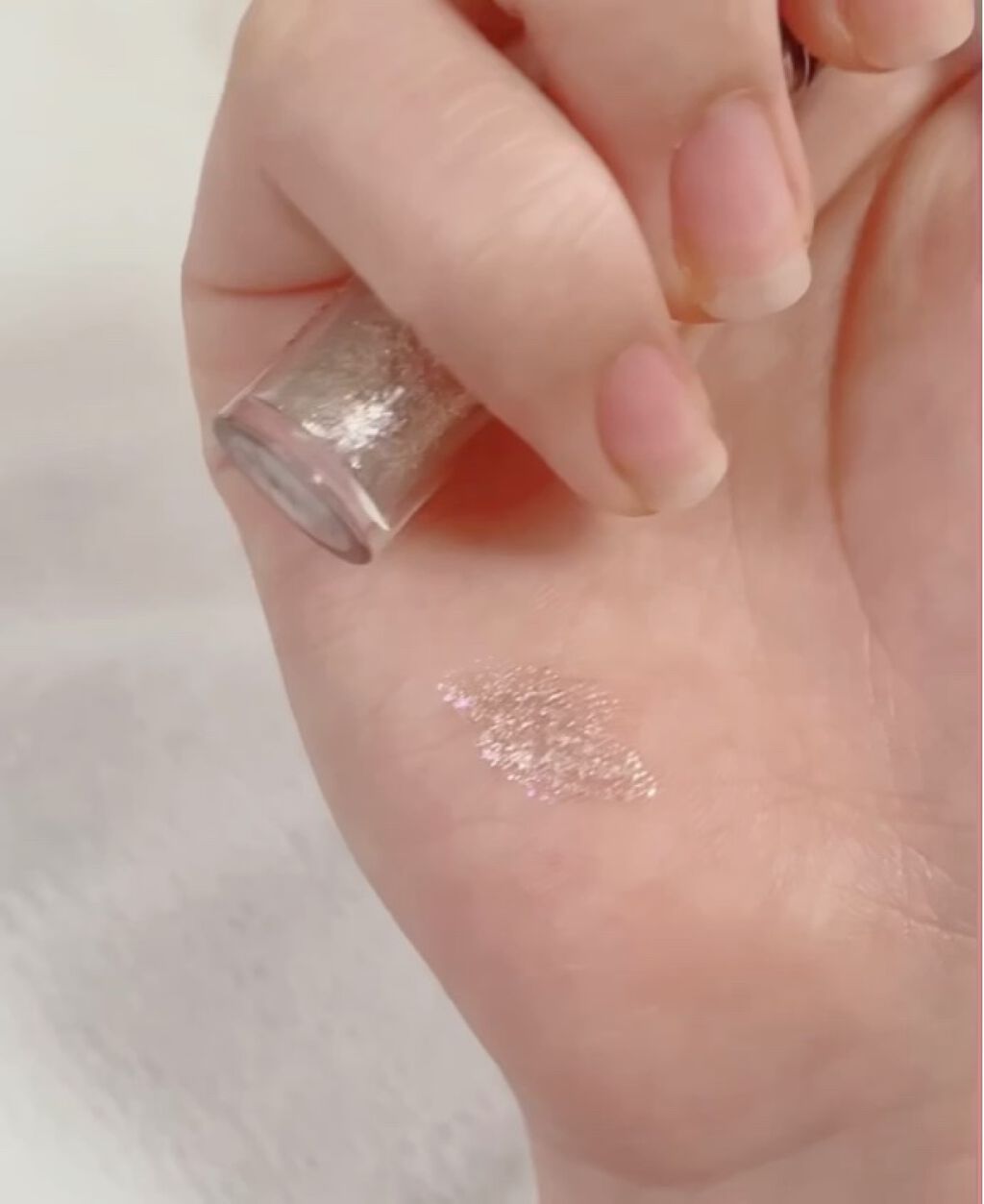 リキッド グリッター シャドウ/rom&nd/グリッターを使ったクチコミ（3枚目）