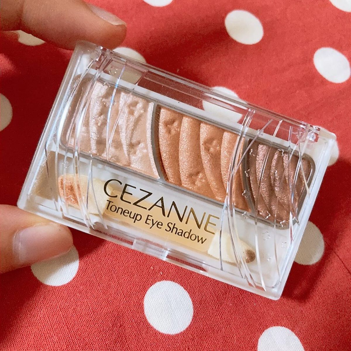 トーンアップアイシャドウ/CEZANNE/アイシャドウパレットを使ったクチコミ（1枚目）