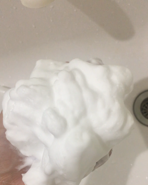 洗顔用泡立てネット/無印良品/その他スキンケアグッズを使ったクチコミ(3枚目)