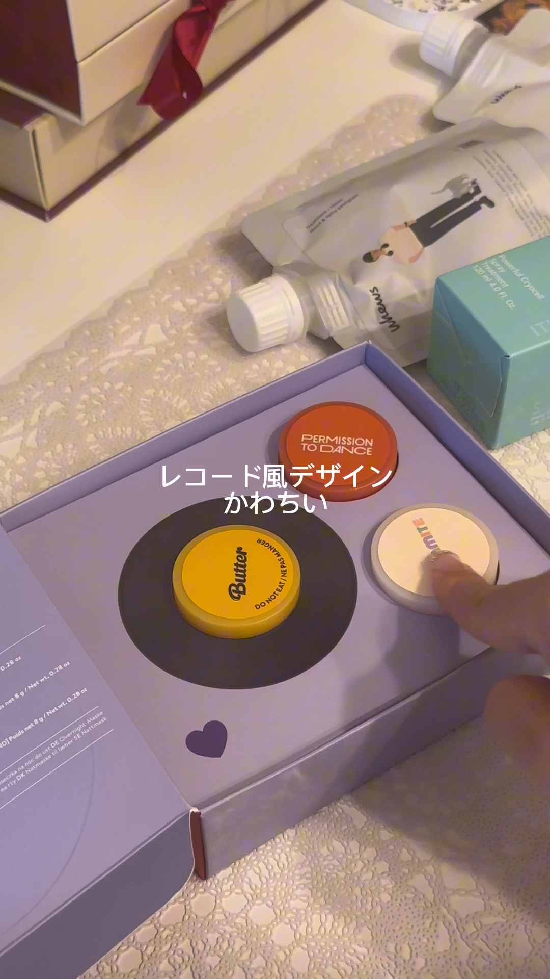 ラネージュ  BTS｜AMOREPACIFIC リップスリーピングマスク トリオセット/LANEIGE/リップケアの動画クチコミ2つ目