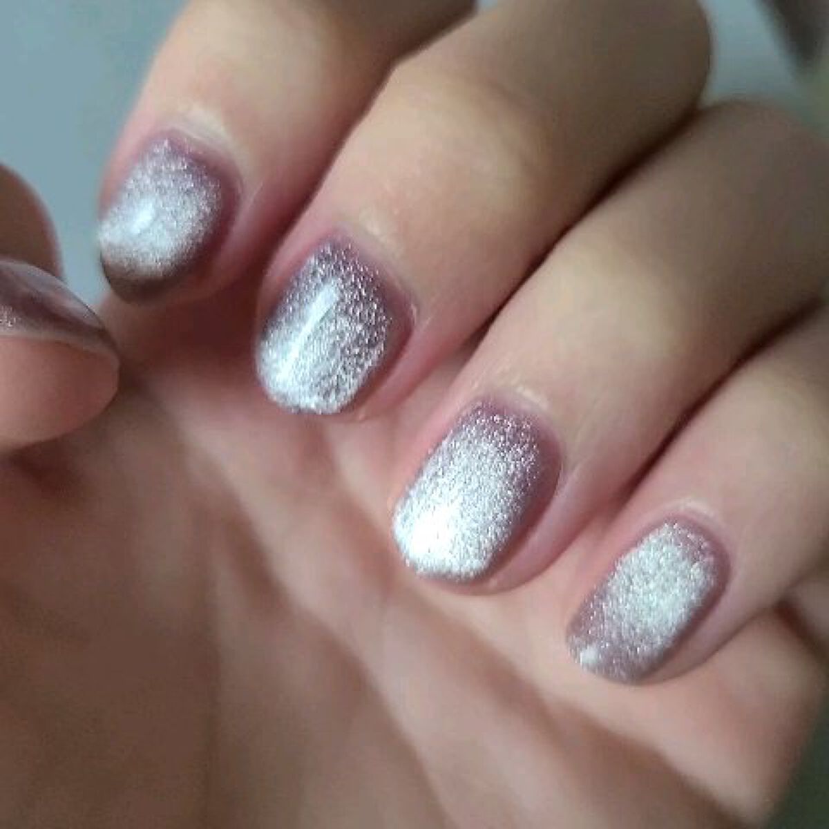 Milkyway&Cat's eye gel/ANNUUM/ジェルネイルを使ったクチコミ（2枚目）