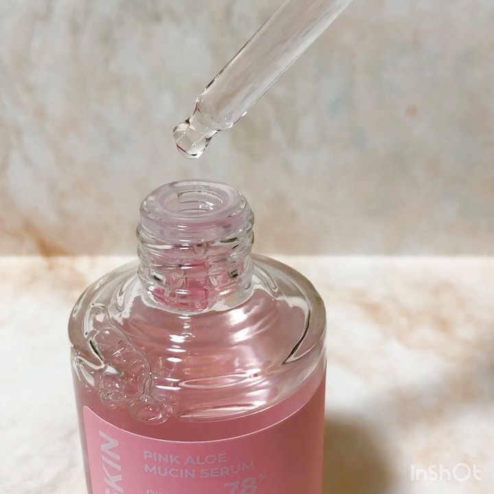 ピンクアロエムチンセラム/APRILSKIN/美容液を使ったクチコミ（3枚目）