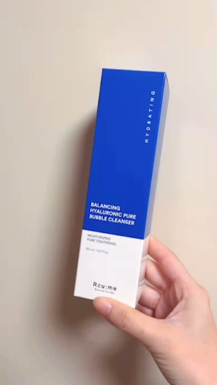 バランシングシカブレミッシュバブルクレンザー/Roume/泡洗顔の人気ショート動画