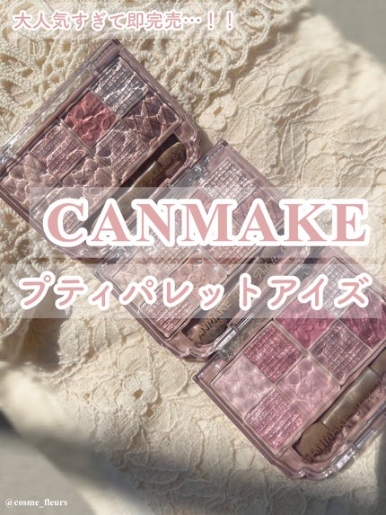 プティパレットアイズ/キャンメイク/パウダーアイシャドウの人気ショート動画