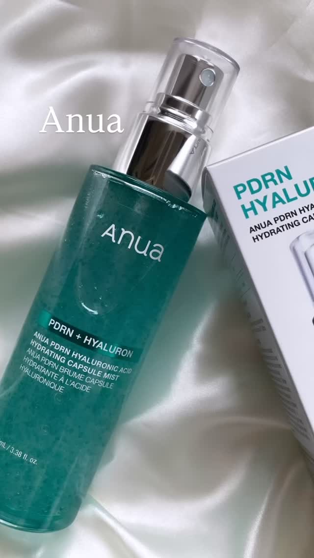 PDRNヒアルロン酸ハイドレイティングミスト/Anua/ミスト状化粧水の人気ショート動画