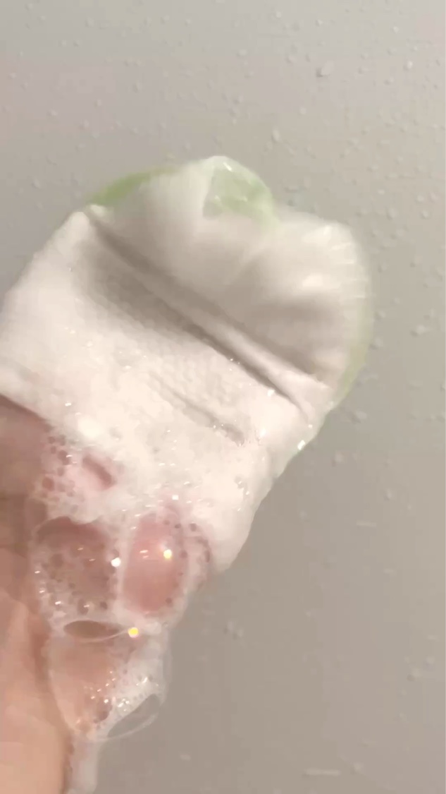 ボディピーリングパッド ストロング/Mom’s Bath Recipe/ボディスクラブの動画クチコミ5つ目