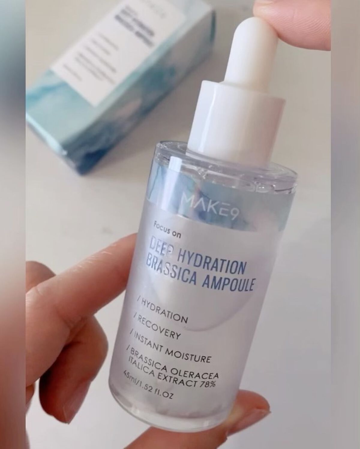 ディープハイドレーション ブラシカアンプル/MAKE9/美容液の動画クチコミ1つ目