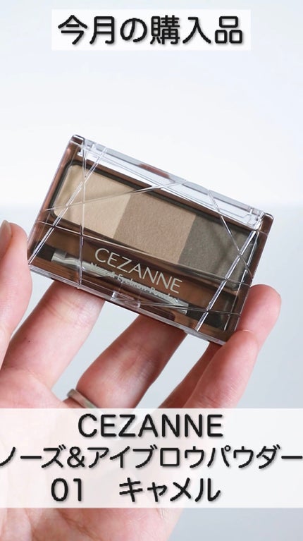 ノーズ&アイブロウパウダー/CEZANNE/パウダーアイブロウの人気ショート動画