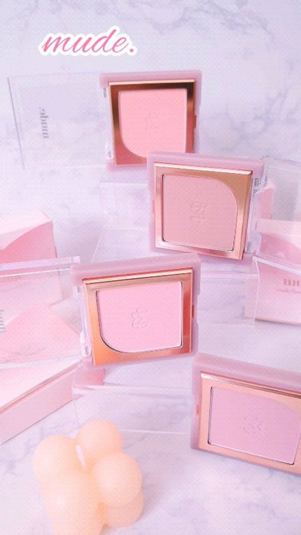 フラッターブラッシャー/mude/パウダーチークを使ったクチコミ(1枚目)
