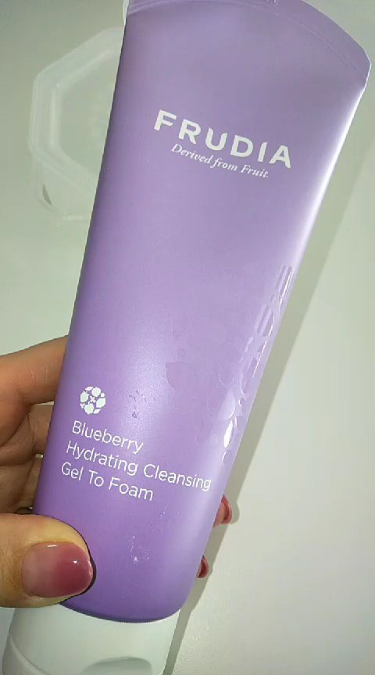 ブルーベリーハイドレイティングクレンジングジェルトゥーフォーム/FRUDIA/洗顔フォームを使ったクチコミ（1枚目）