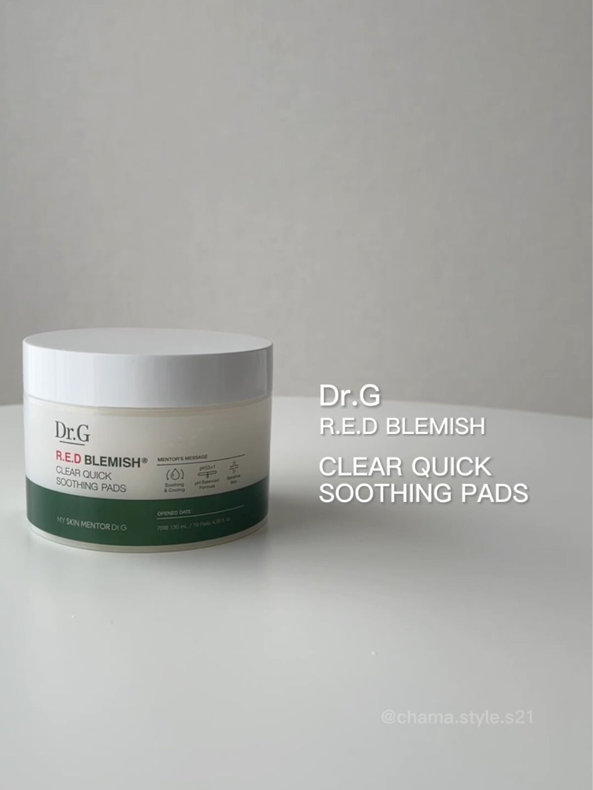 レッドブレミッシュクリアクイックスージングパック/Dr.G/拭き取り化粧水を使ったクチコミ（3枚目）