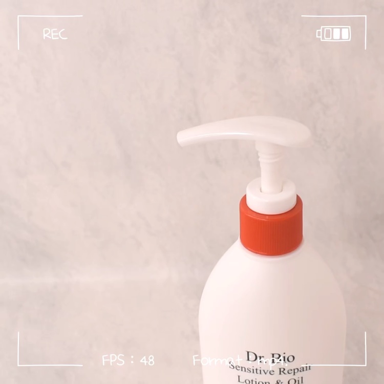 センシティブ リペア ローション&オイル/Dr.Bio/ボディクリームの動画クチコミ2つ目