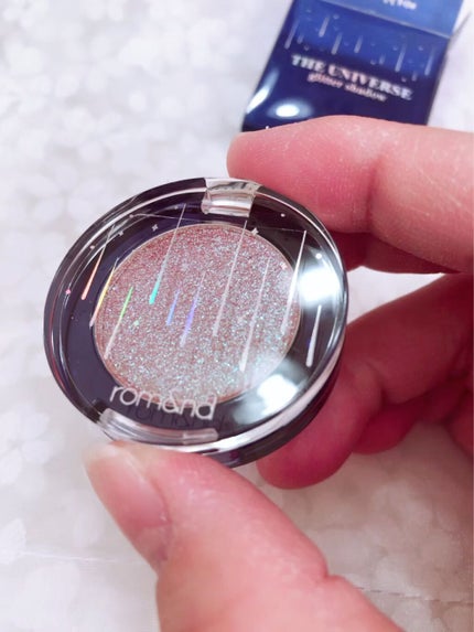 グリッター シャドウ カラー/rom&nd/グリッターを使ったクチコミ(2枚目)