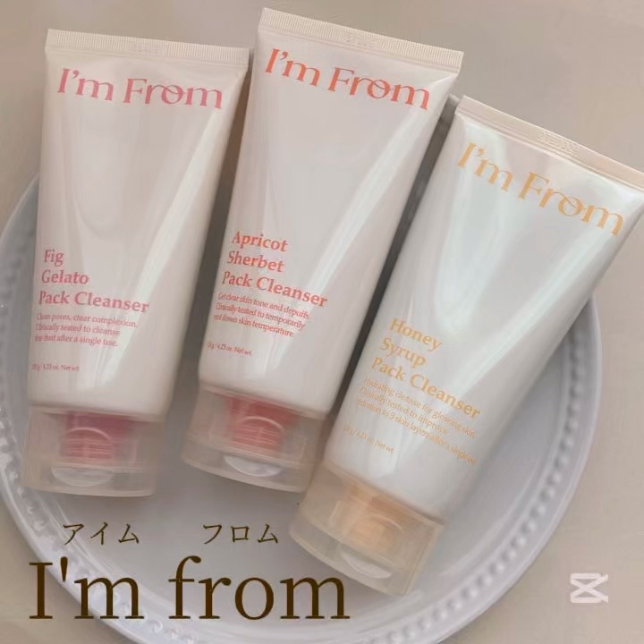 アプリコットシャーベットパッククレンザー/I'm from/洗顔フォームを使ったクチコミ（2枚目）