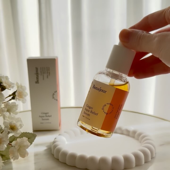 ジンジャーアクアリリーフセラム/Bonajour/美容液を使ったクチコミ（2枚目）