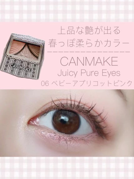 ジューシーピュアアイズ/キャンメイク/アイシャドウパレットの人気ショート動画