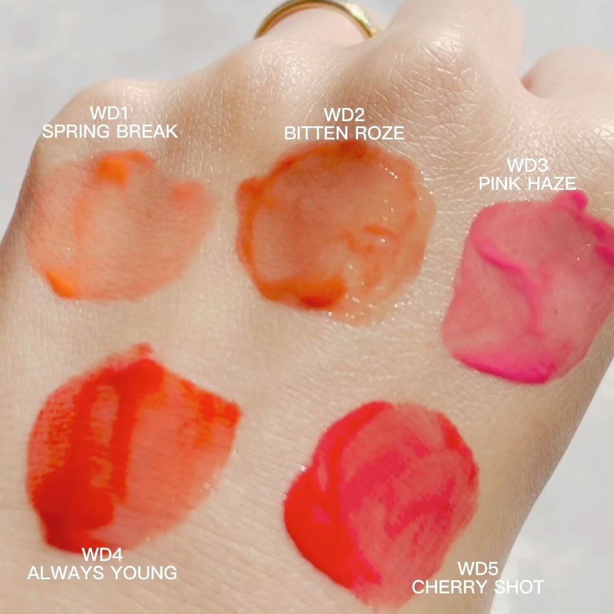 ザ ウォータリーデューティント/MERZY/リップティントを使ったクチコミ（3枚目）