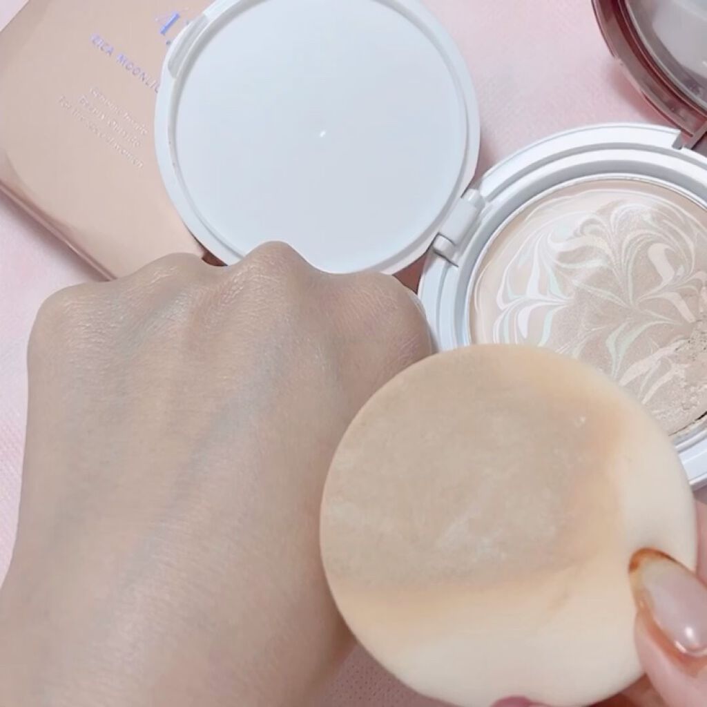 シカムーンライトパクト/4YE/クッションファンデーションの動画クチコミ4つ目