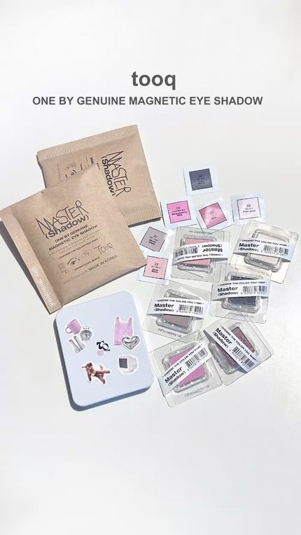 tooq ONE BY GENUINE MAGNETIC EYE SHADOW/Tooq/パウダーアイシャドウの人気ショート動画